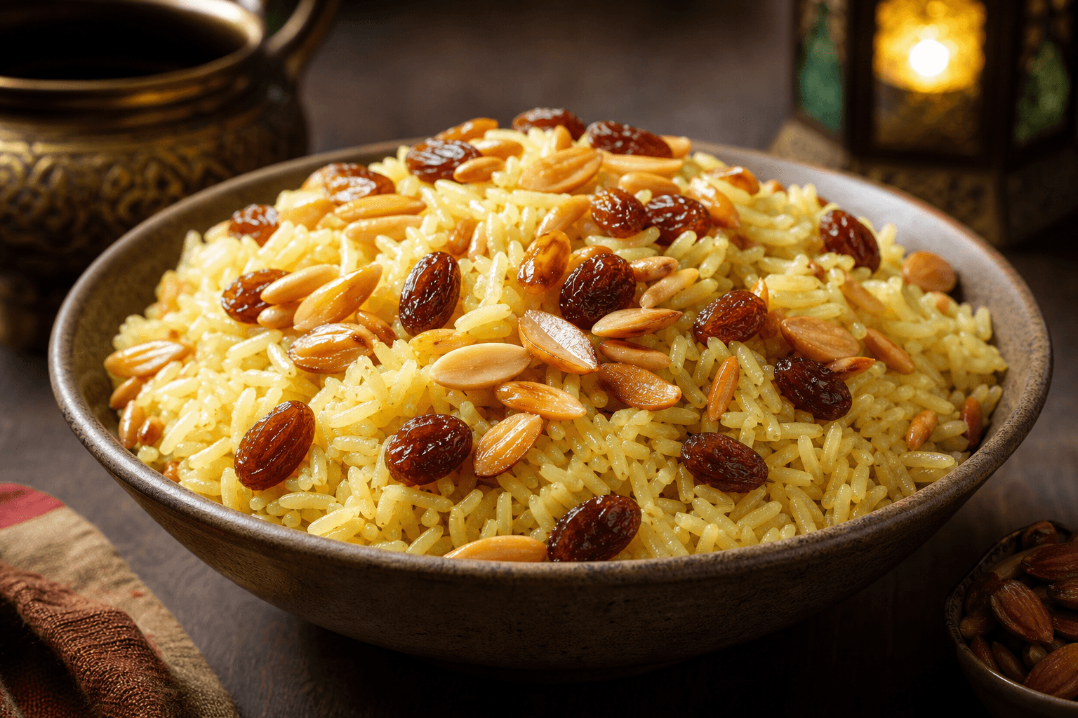 Basmati Rice with Nuts — أرز بسمتي بالمكسرات